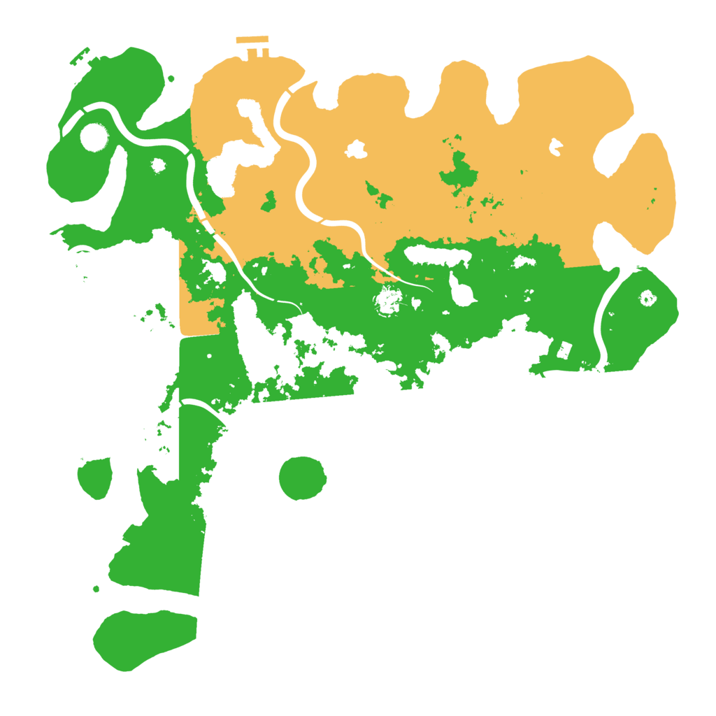 Biome Rust Map: Procedural Map, Size: 4500, Seed: 269528201