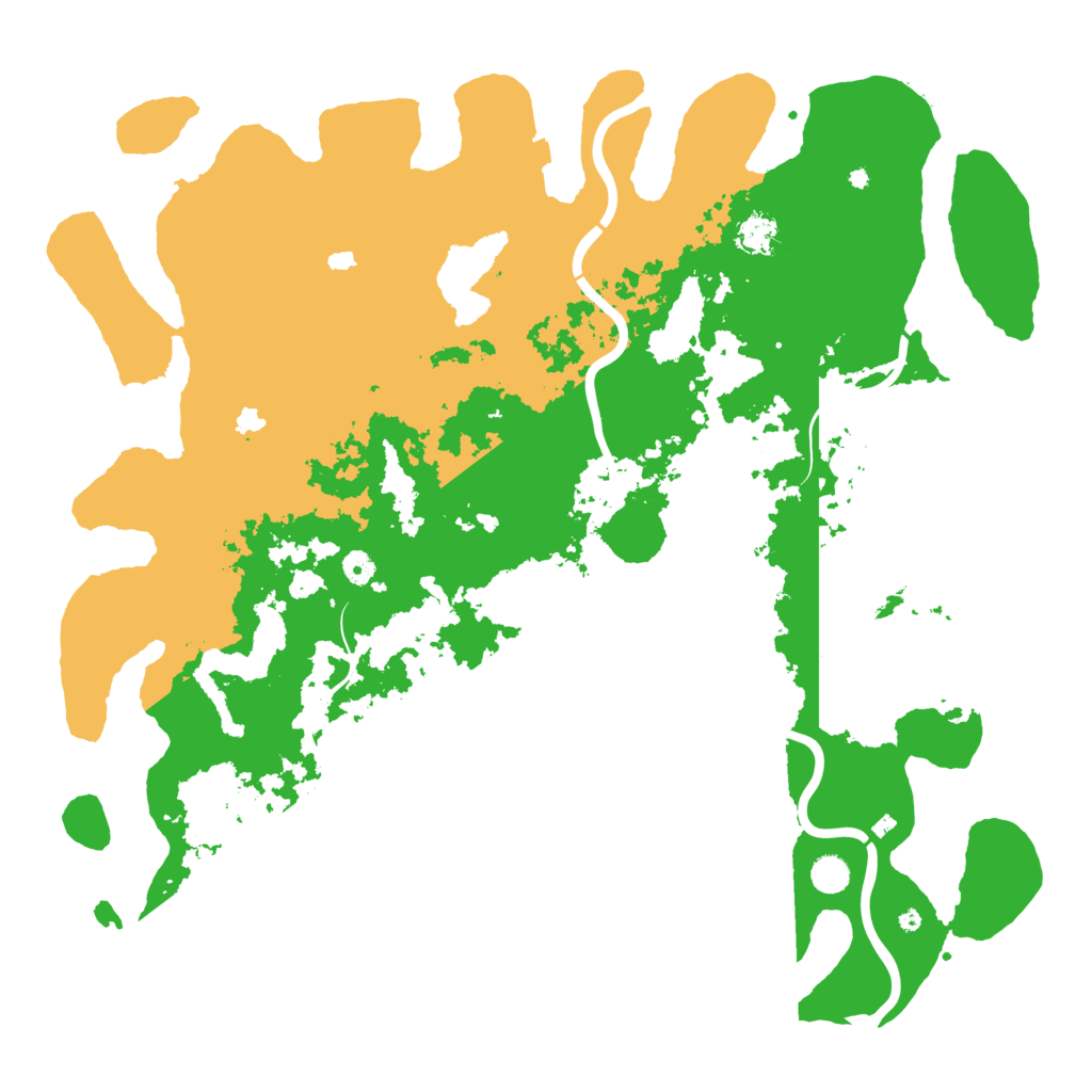 Biome Rust Map: Procedural Map, Size: 5000, Seed: 912855043