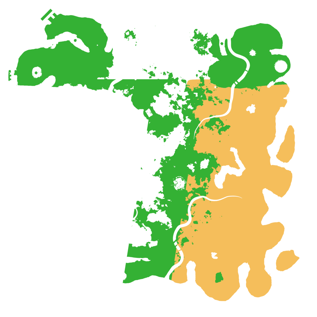 Biome Rust Map: Procedural Map, Size: 4500, Seed: 432515879