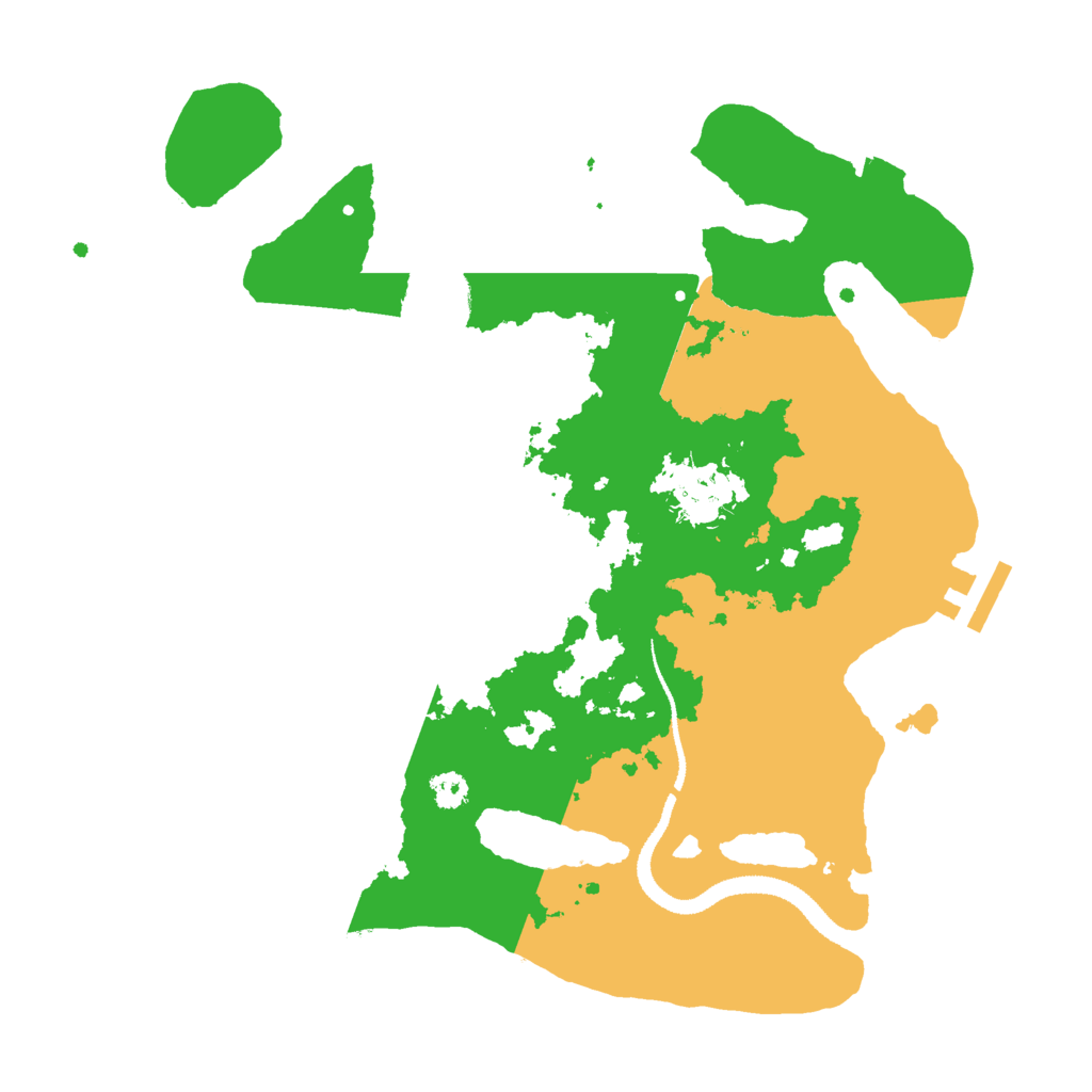 Biome Rust Map: Procedural Map, Size: 3000, Seed: 1656363779