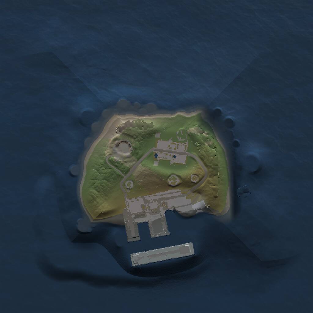 Rust Map: Procedural Map, Size: 1000, Seed: 648289097, 2 Monuments