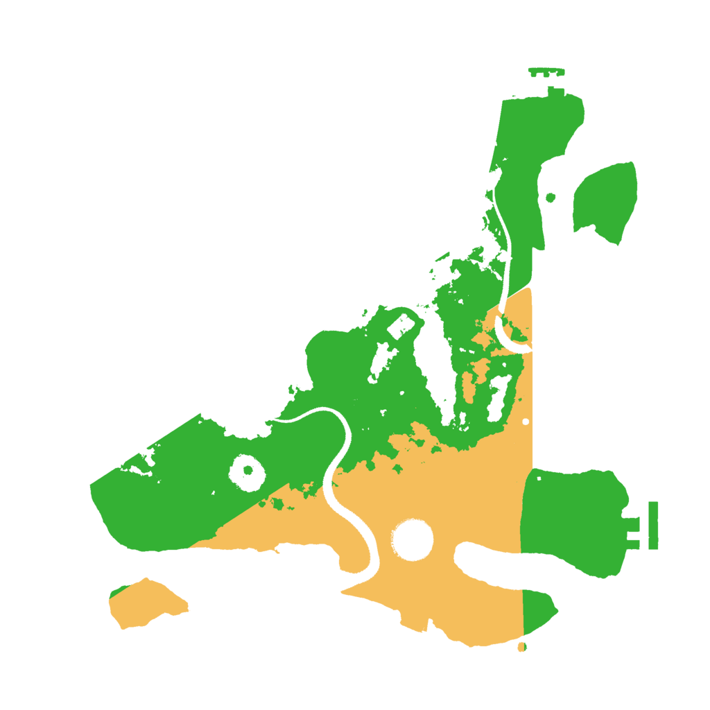 Biome Rust Map: Procedural Map, Size: 3000, Seed: 302697951