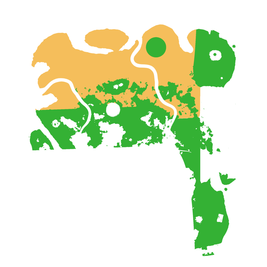 Biome Rust Map: Procedural Map, Size: 3500, Seed: 1062179229
