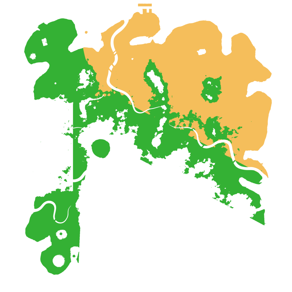Biome Rust Map: Procedural Map, Size: 4300, Seed: 34005472