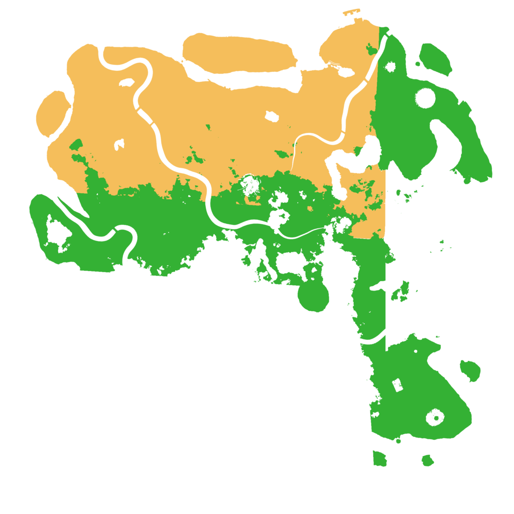 Biome Rust Map: Procedural Map, Size: 4500, Seed: 468437463