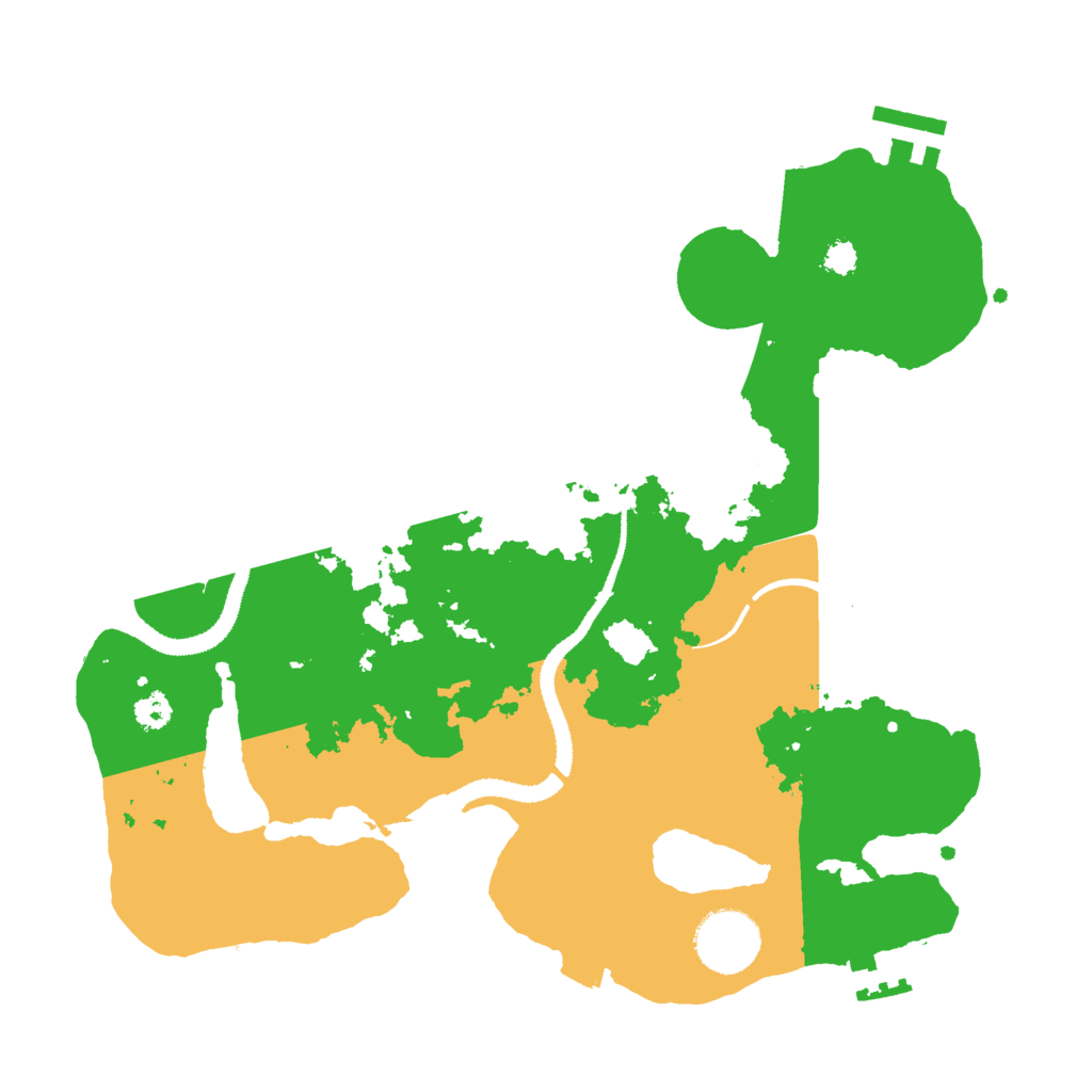 Biome Rust Map: Procedural Map, Size: 3000, Seed: 1582694860