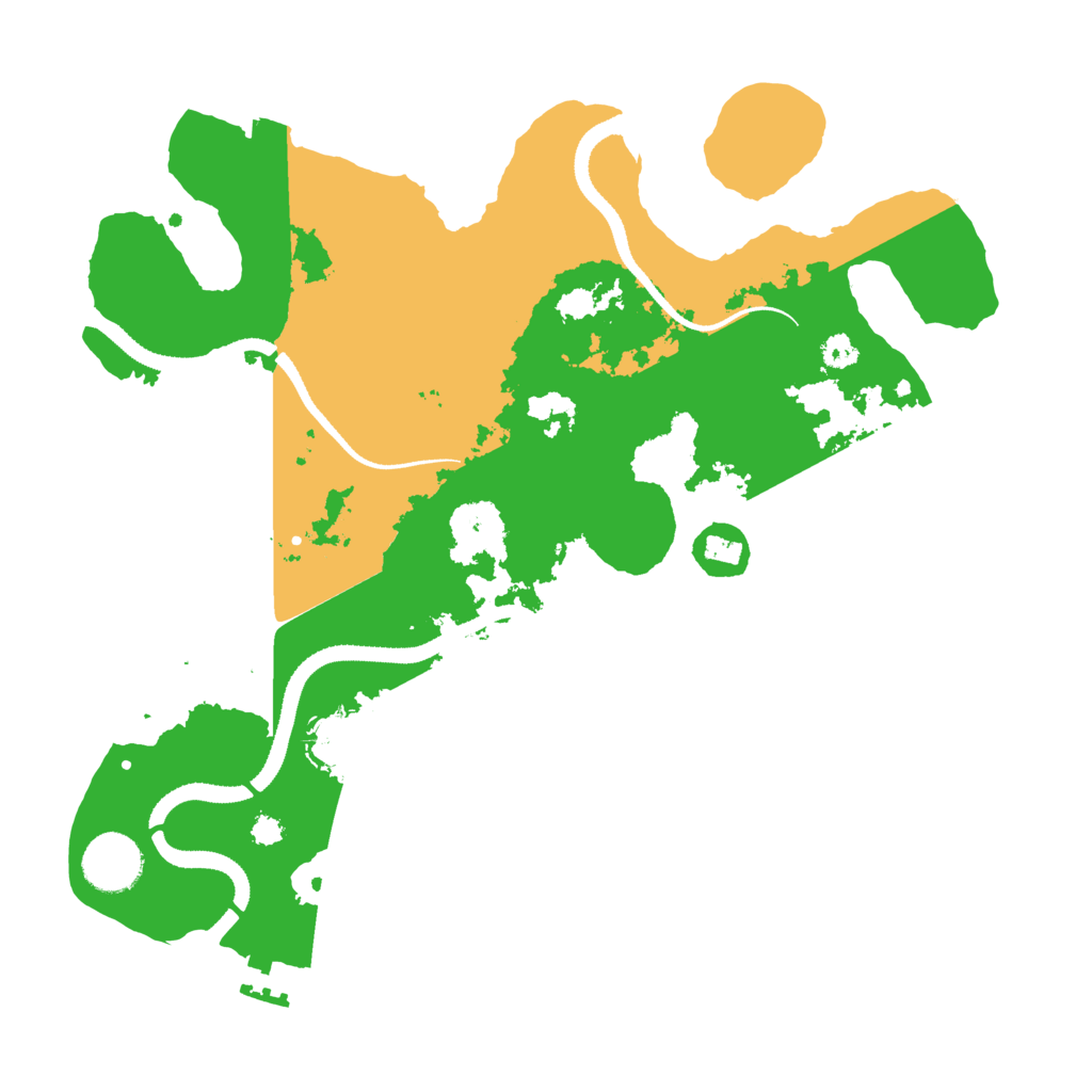 Biome Rust Map: Procedural Map, Size: 3250, Seed: 282849254