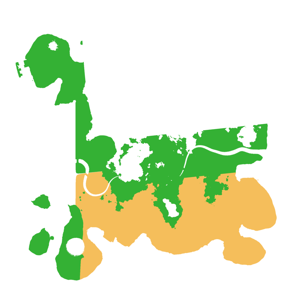 Biome Rust Map: Procedural Map, Size: 3000, Seed: 966782500