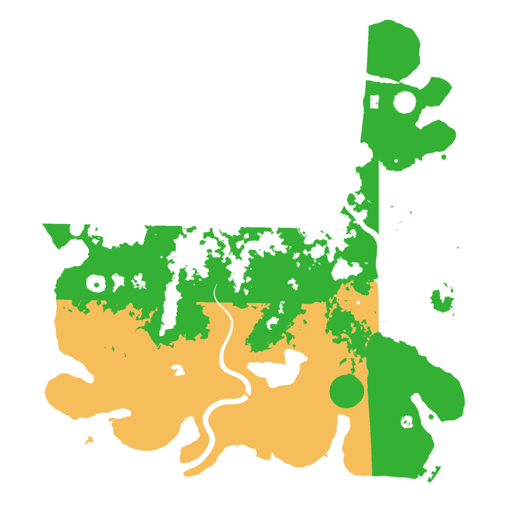 Biome Rust Map: Procedural Map, Size: 4000, Seed: 358685778