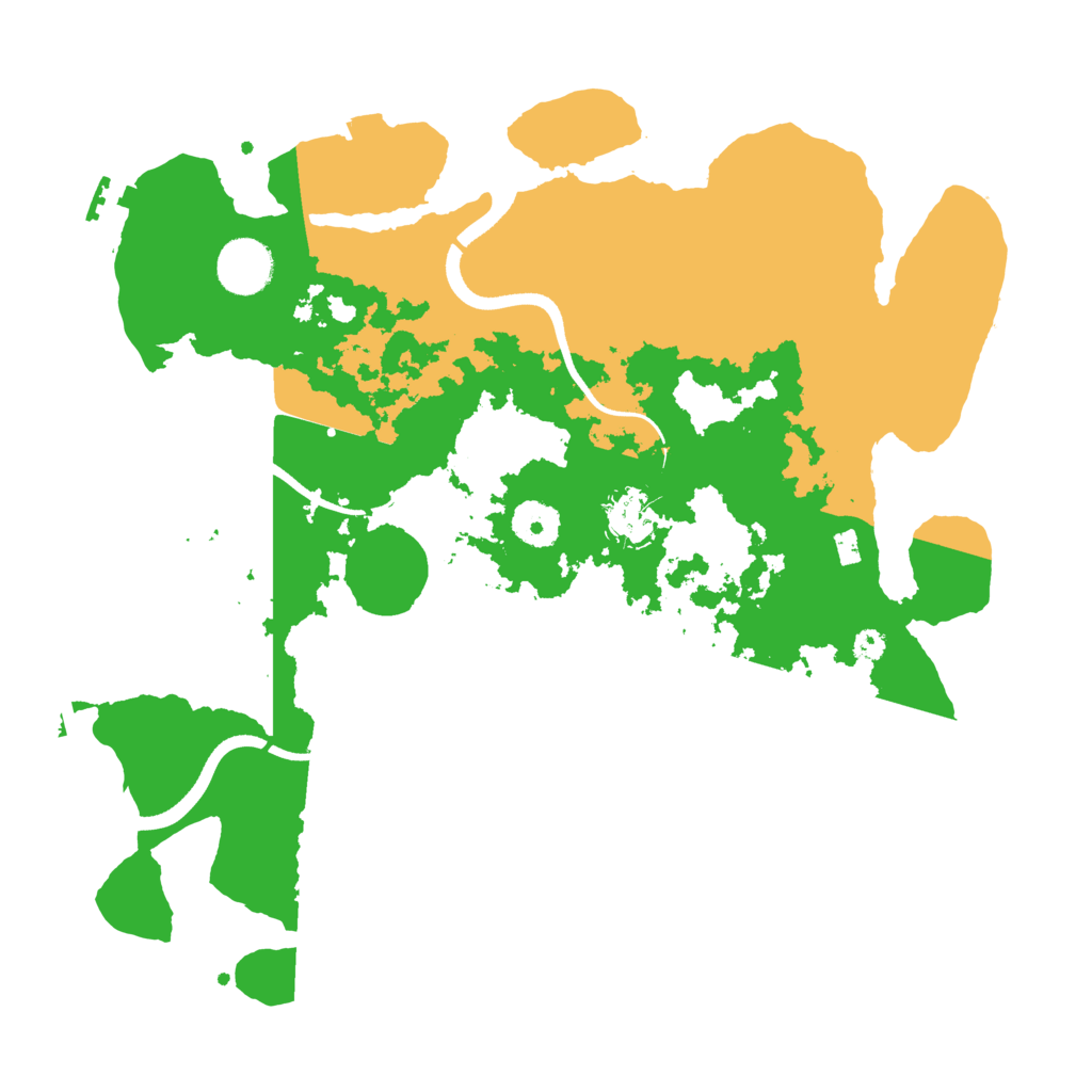 Biome Rust Map: Procedural Map, Size: 3500, Seed: 1312818486