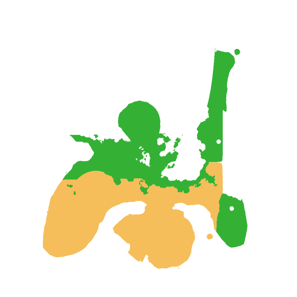 Biome Rust Map: Procedural Map, Size: 2000, Seed: 570932620