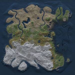 Thumbnail Rust Map: Procedural Map, Size: 4250, Seed: 567192366, 16 Monuments