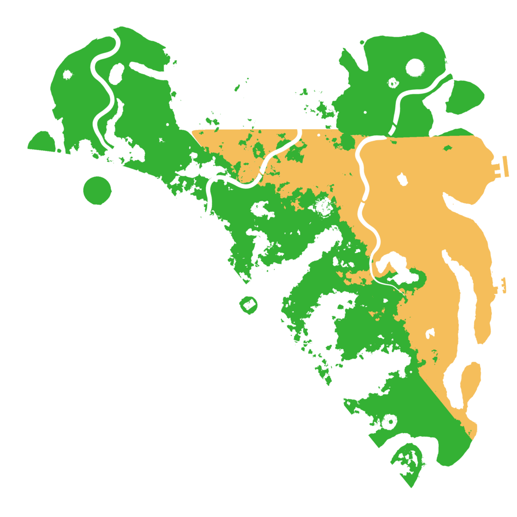 Biome Rust Map: Procedural Map, Size: 5000, Seed: 7352578