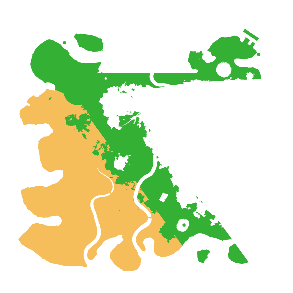Biome Rust Map: Procedural Map, Size: 3500, Seed: 1049873498