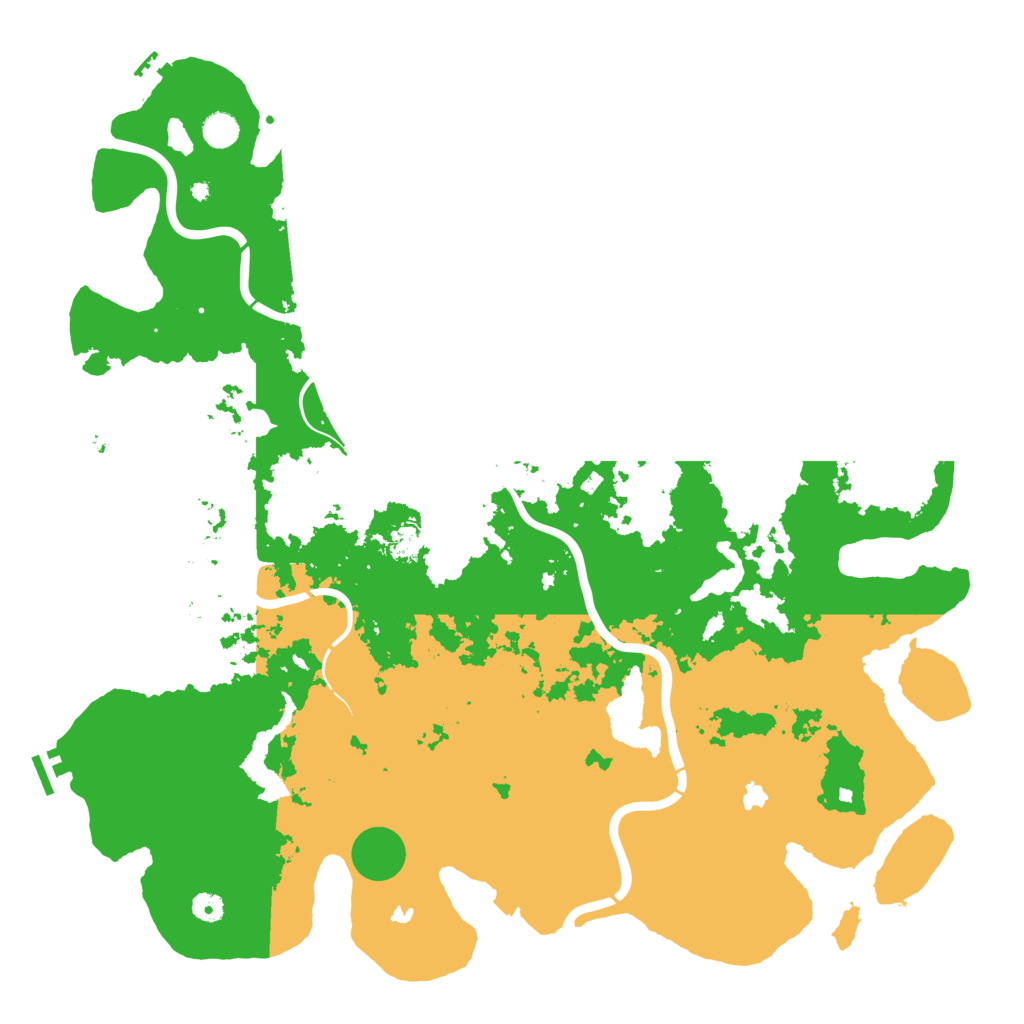 Biome Rust Map: Procedural Map, Size: 5000, Seed: 74814