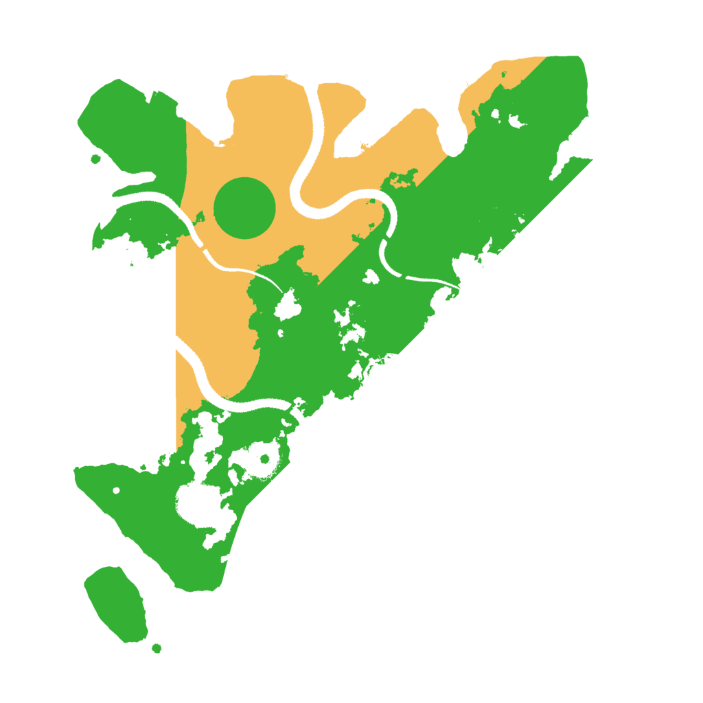 Biome Rust Map: Procedural Map, Size: 3000, Seed: 35977
