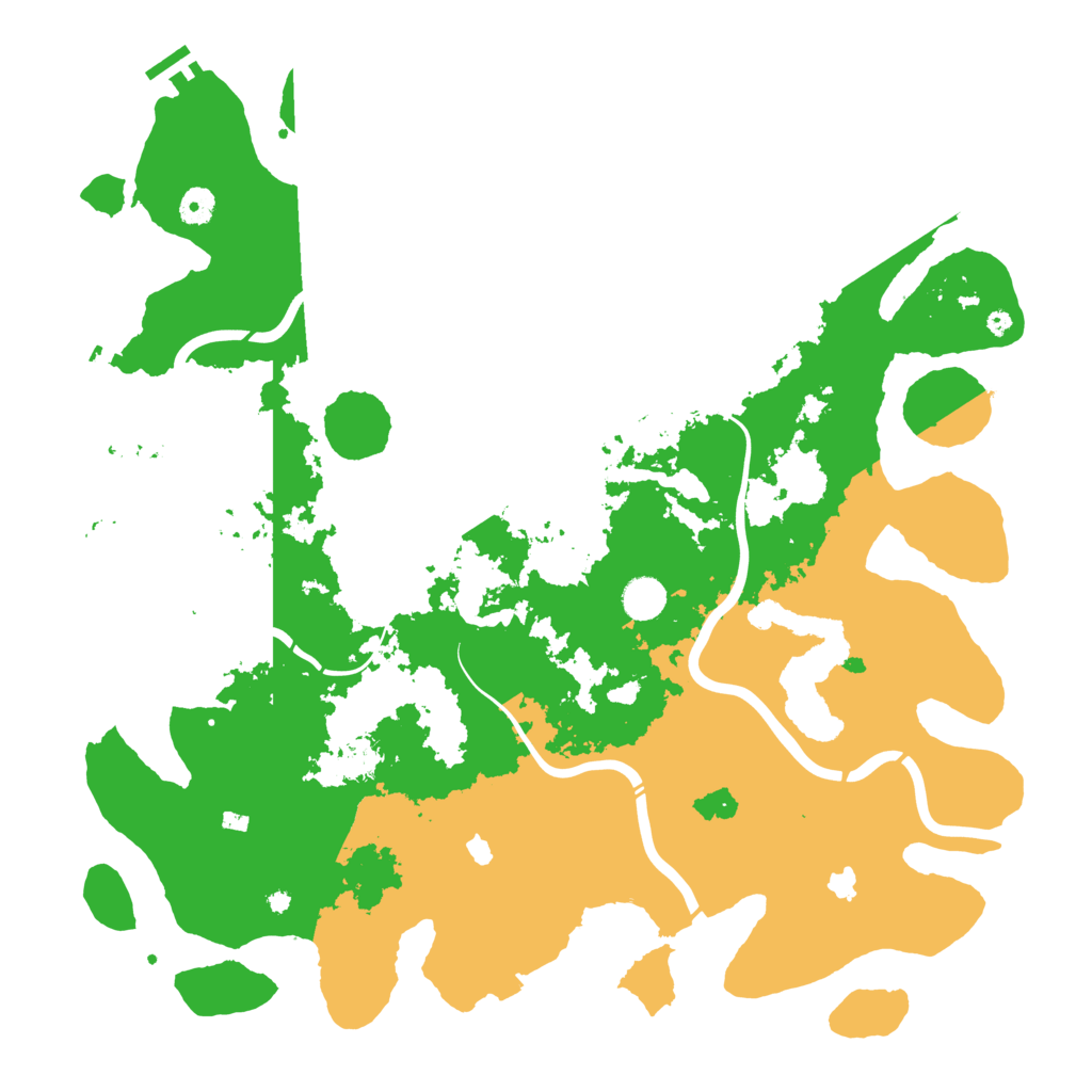 Biome Rust Map: Procedural Map, Size: 4500, Seed: 1737378502
