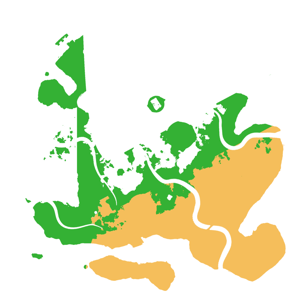 Biome Rust Map: Procedural Map, Size: 3000, Seed: 66000