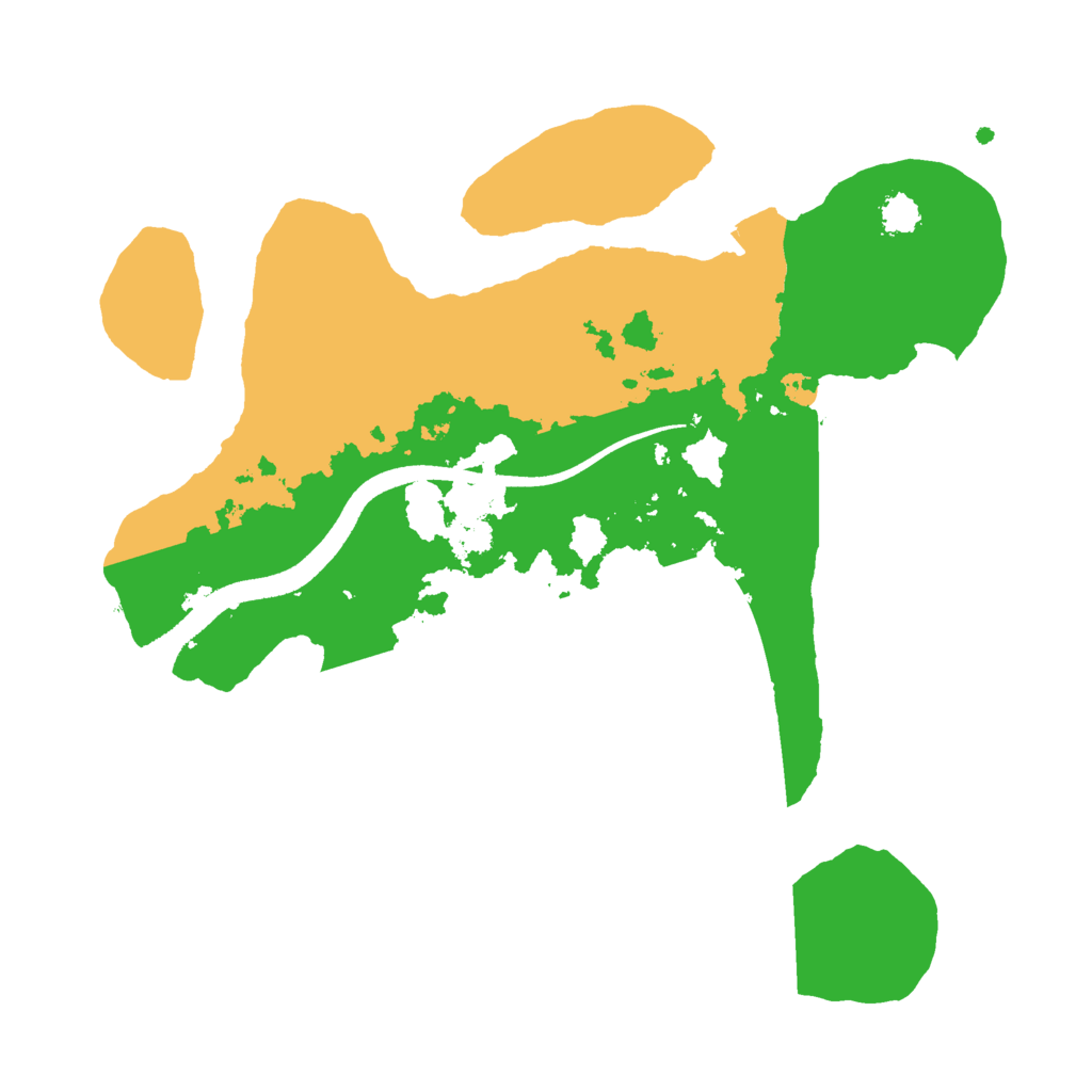 Biome Rust Map: Procedural Map, Size: 2500, Seed: 119744326
