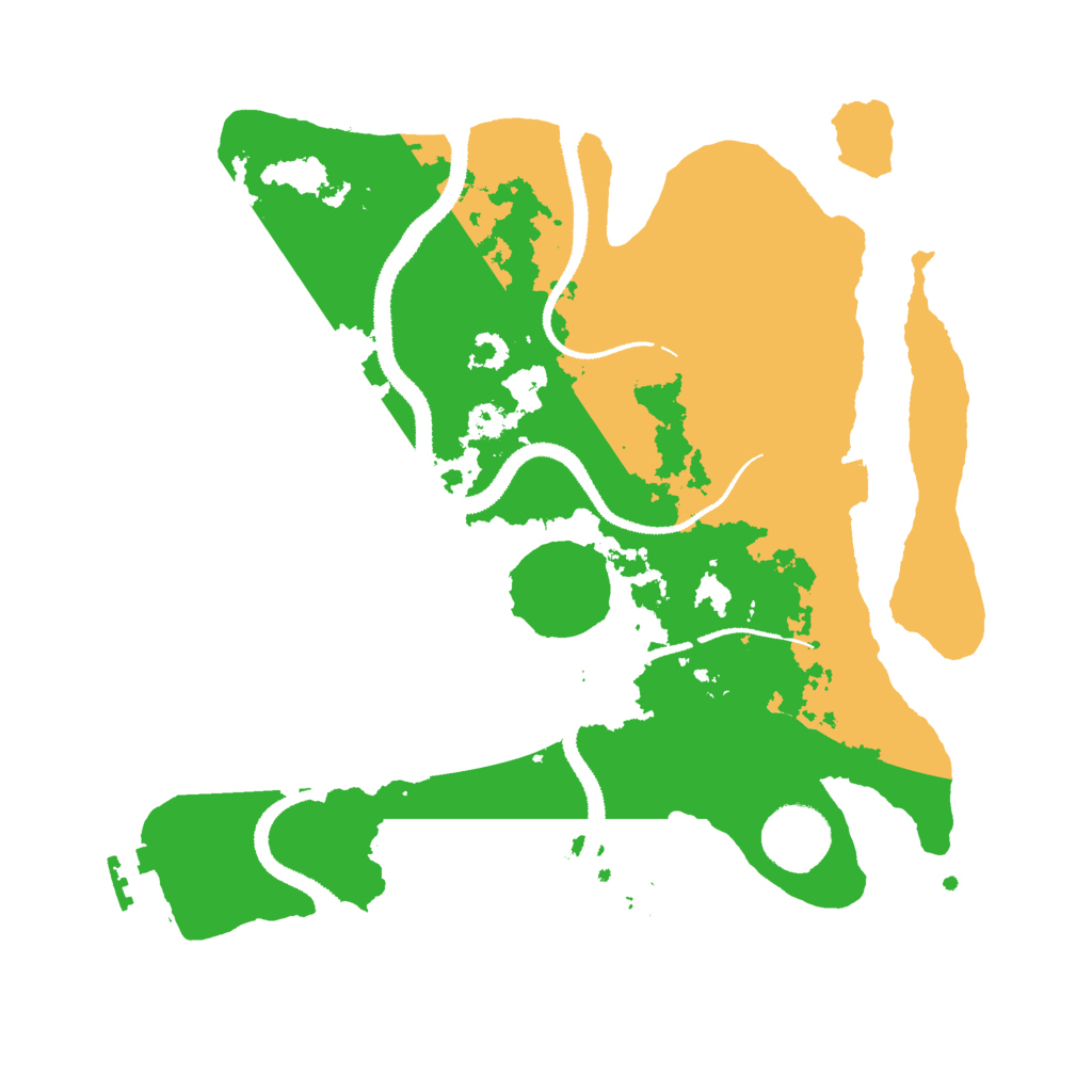 Biome Rust Map: Procedural Map, Size: 3000, Seed: 175000