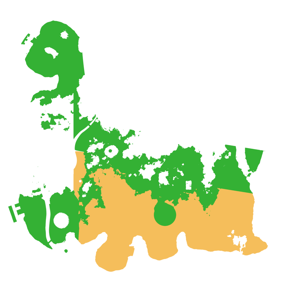 Biome Rust Map: Procedural Map, Size: 3500, Seed: 1451513645