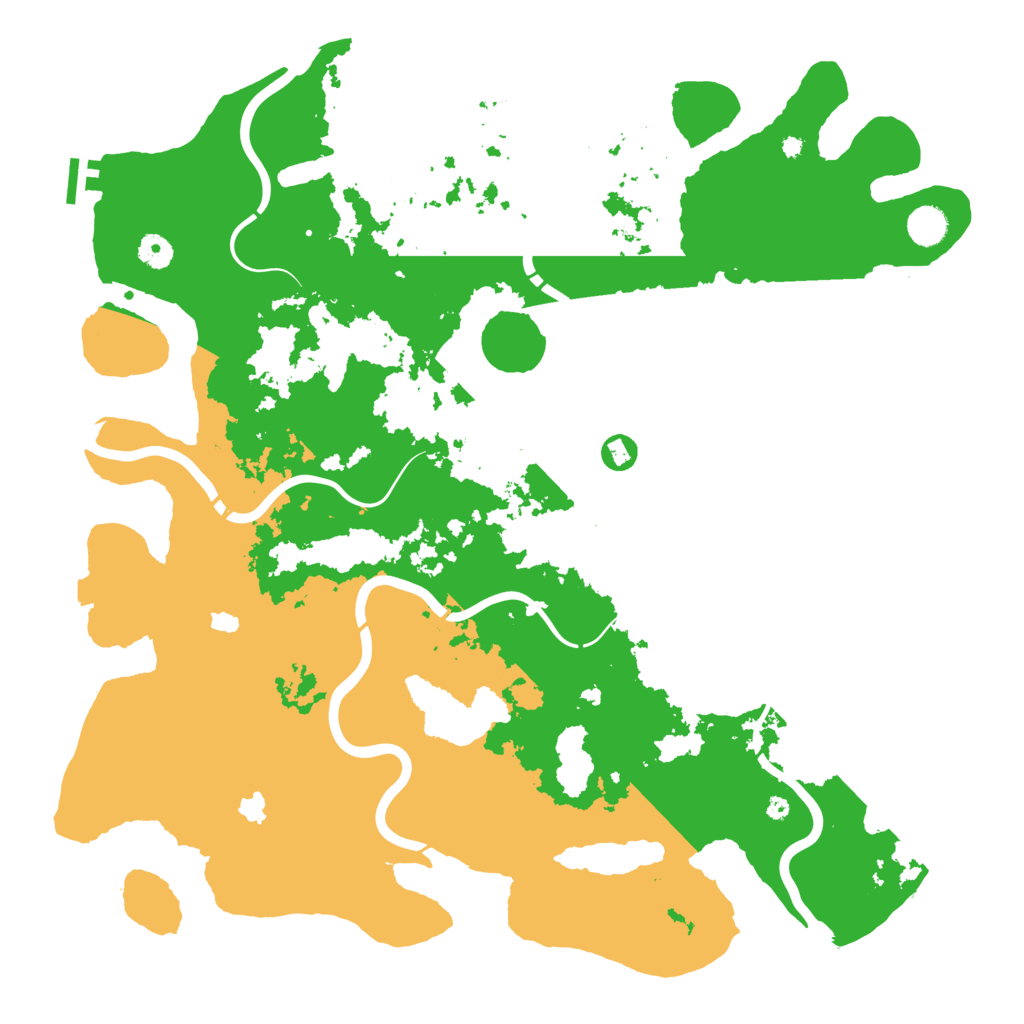 Biome Rust Map: Procedural Map, Size: 4500, Seed: 701552889
