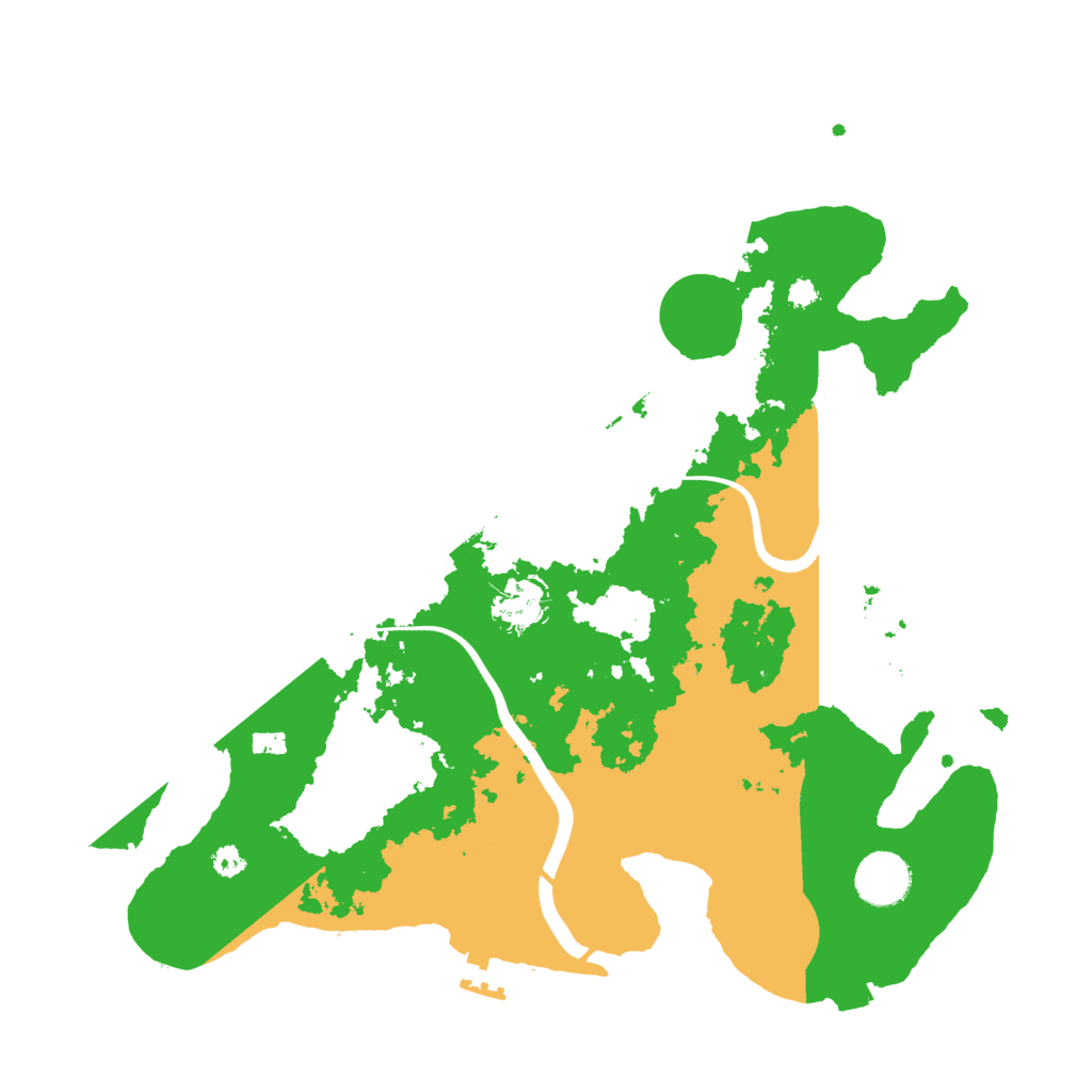 Biome Rust Map: Procedural Map, Size: 3500, Seed: 550000