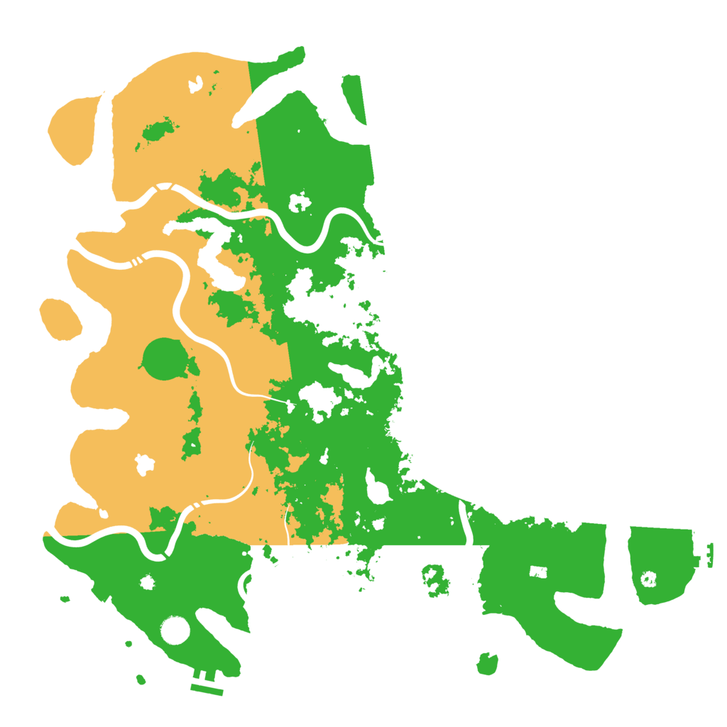 Biome Rust Map: Procedural Map, Size: 4500, Seed: 1104565116