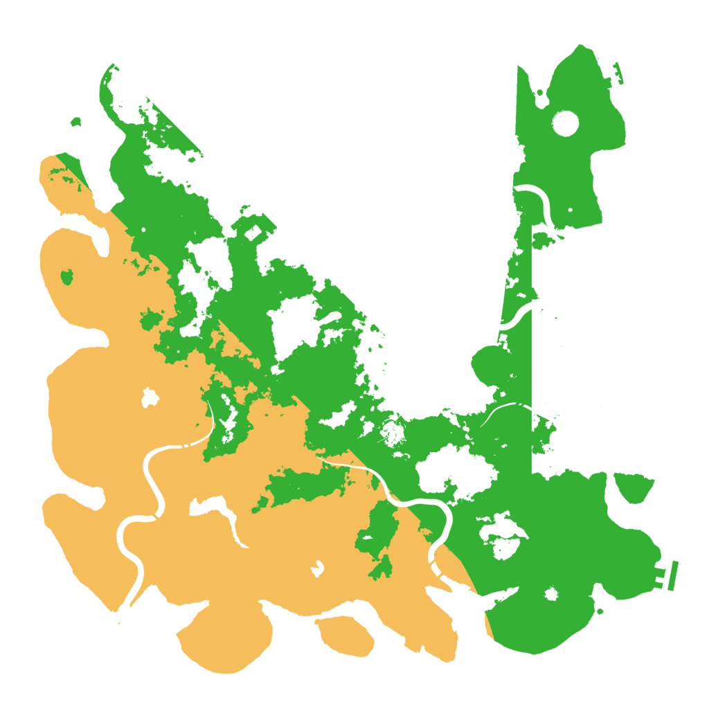 Biome Rust Map: Procedural Map, Size: 4800, Seed: 1228274486