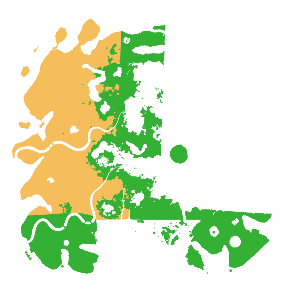Biome Rust Map: Procedural Map, Size: 4500, Seed: 1489600913