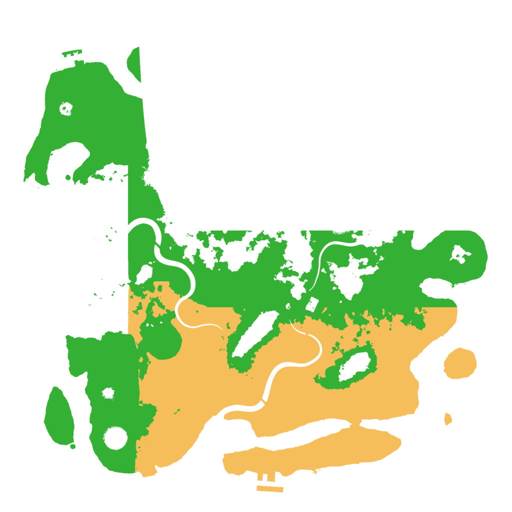 Biome Rust Map: Procedural Map, Size: 3900, Seed: 343144179