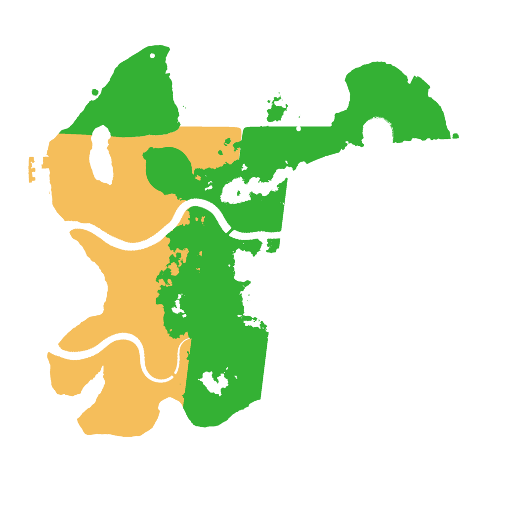 Biome Rust Map: Procedural Map, Size: 3000, Seed: 76648