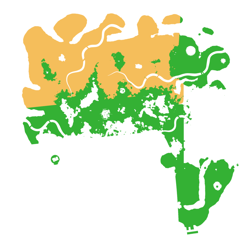 Biome Rust Map: Procedural Map, Size: 4500, Seed: 1853496501