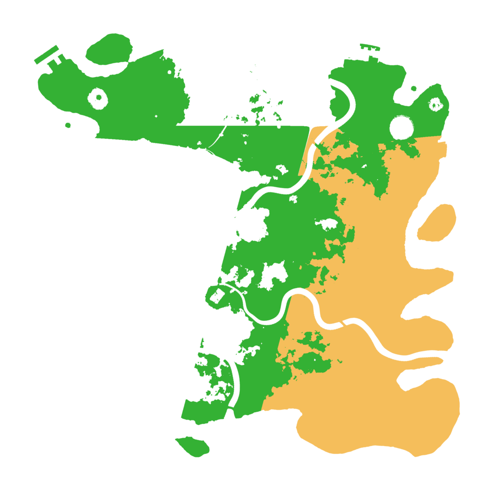 Biome Rust Map: Procedural Map, Size: 3750, Seed: 1709219458
