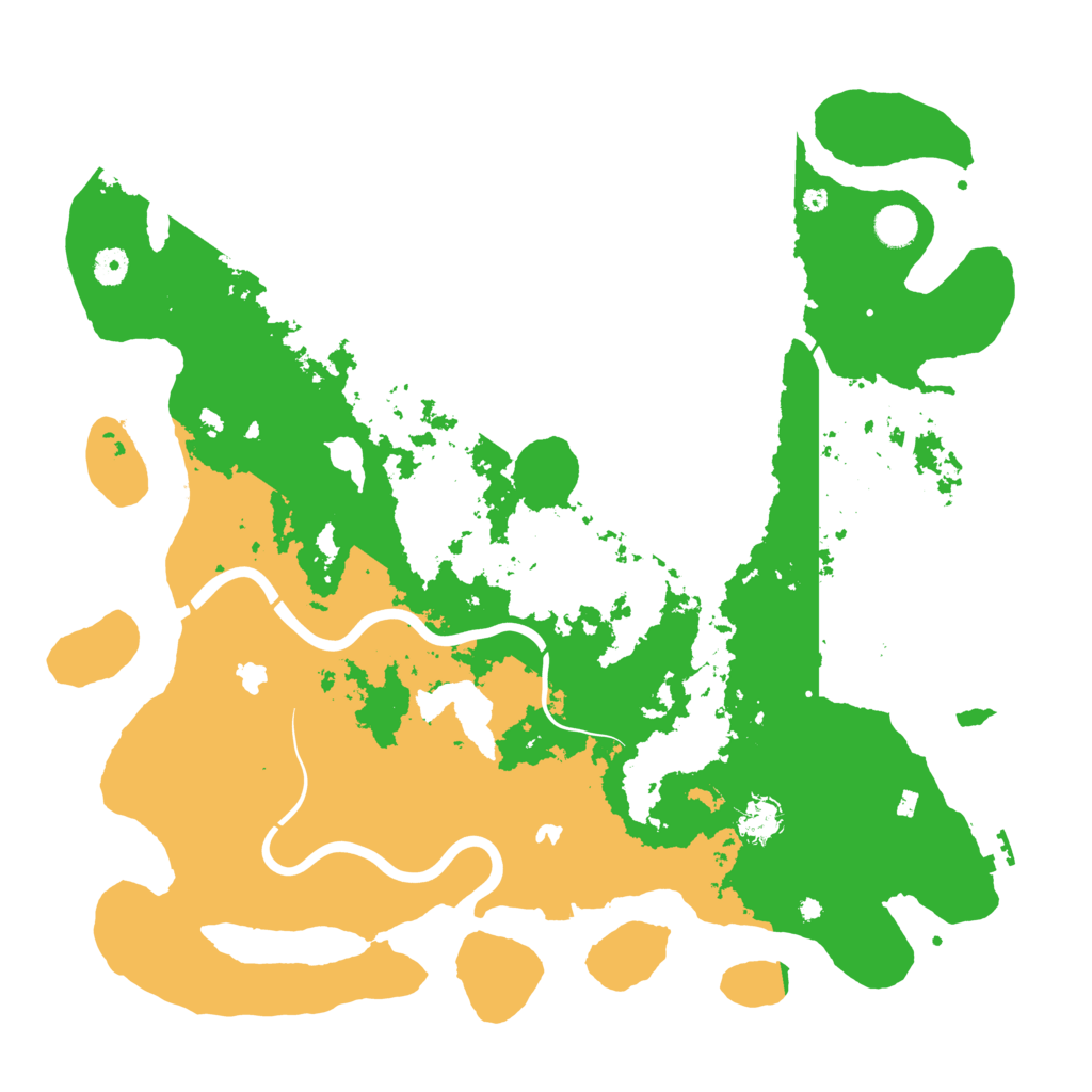 Biome Rust Map: Procedural Map, Size: 4500, Seed: 569480997