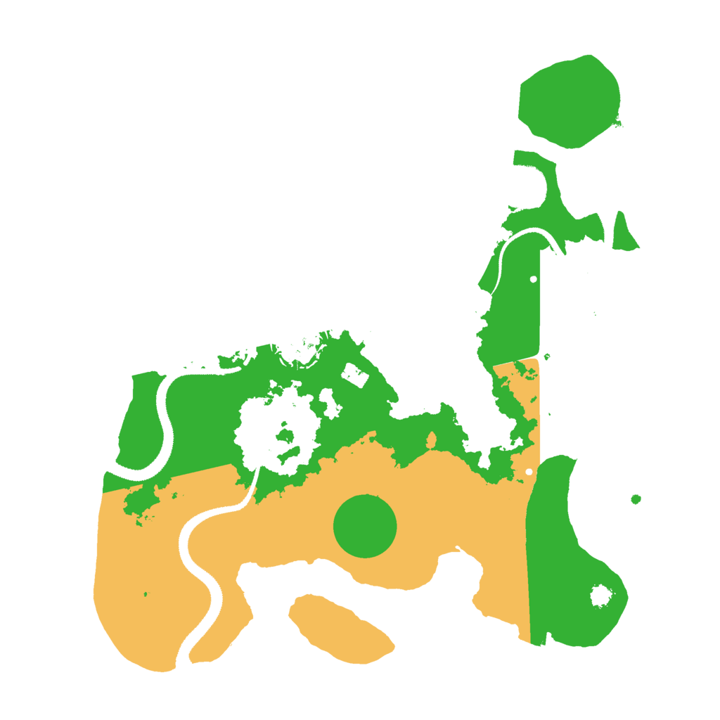 Biome Rust Map: Procedural Map, Size: 3000, Seed: 1488228282