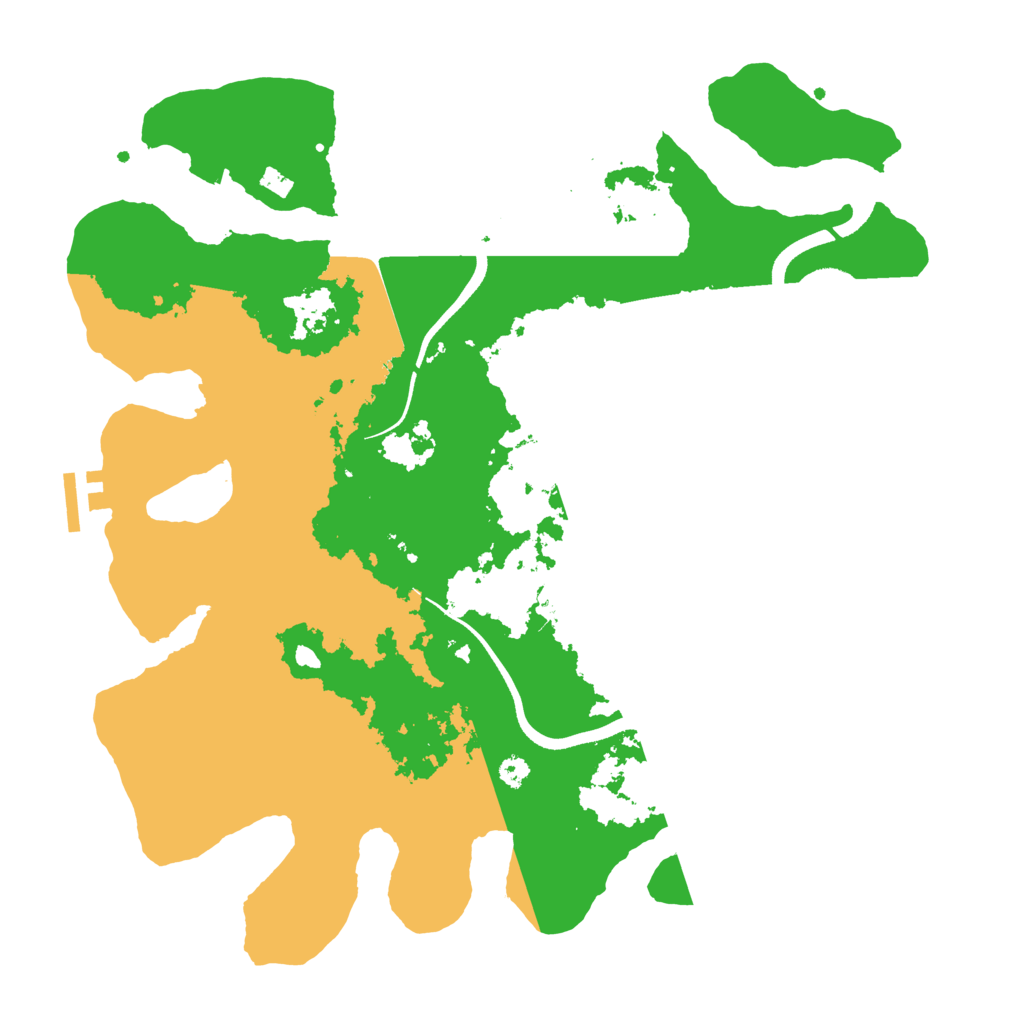 Biome Rust Map: Procedural Map, Size: 3500, Seed: 13052026