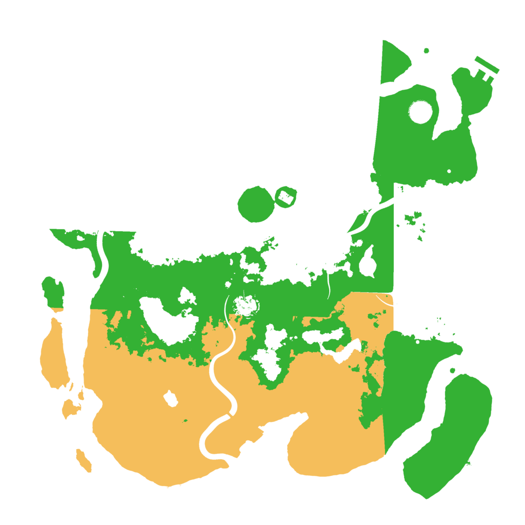 Biome Rust Map: Procedural Map, Size: 4000, Seed: 1788239423