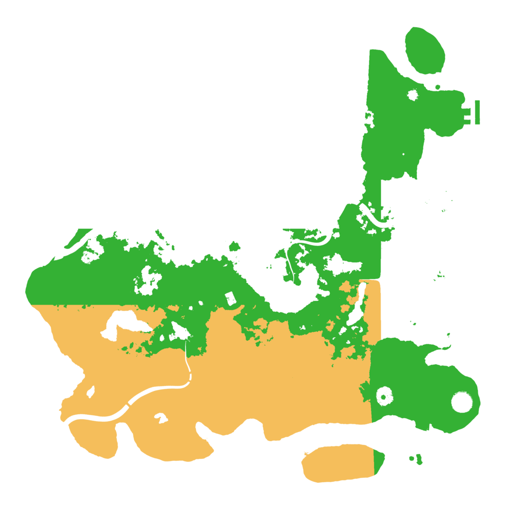 Biome Rust Map: Procedural Map, Size: 4250, Seed: 345654