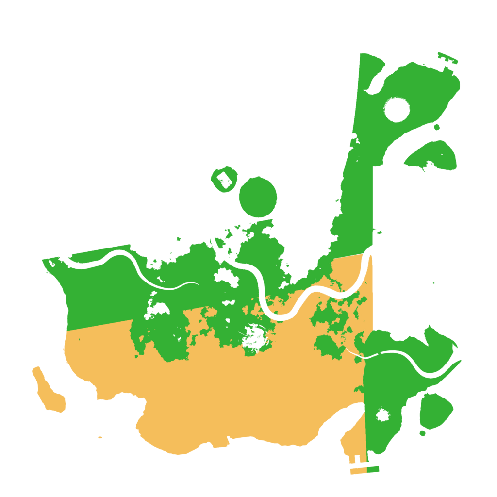 Biome Rust Map: Procedural Map, Size: 3500, Seed: 1197278977