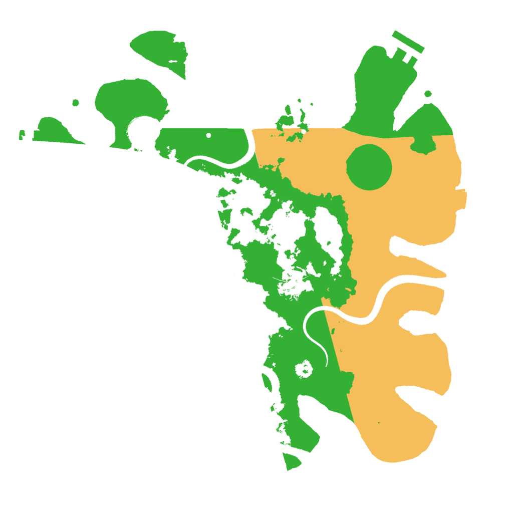 Biome Rust Map: Procedural Map, Size: 3000, Seed: 677764838