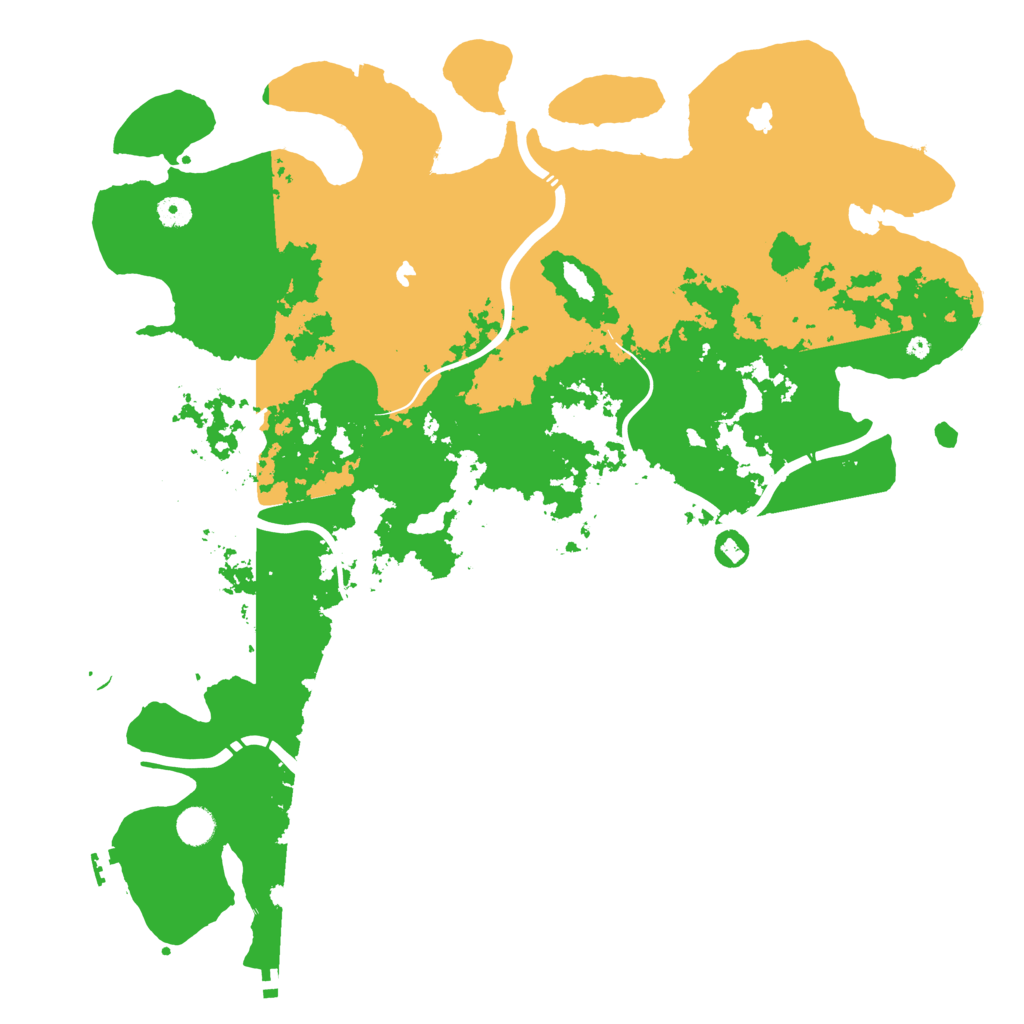 Biome Rust Map: Procedural Map, Size: 4700, Seed: 490385540