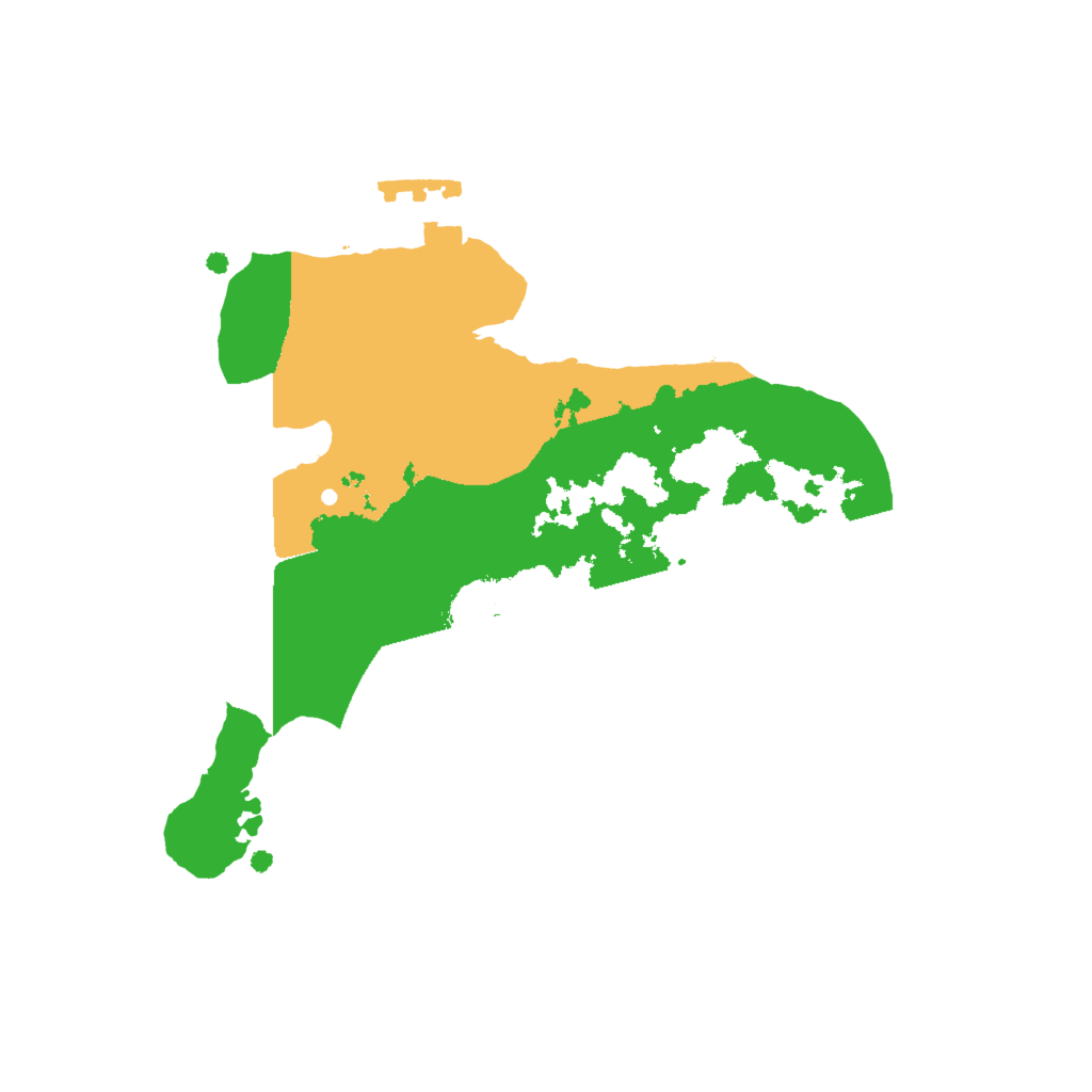 Biome Rust Map: Procedural Map, Size: 2000, Seed: 622429908