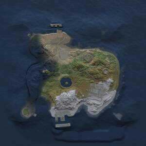 Thumbnail Rust Map: Procedural Map, Size: 2000, Seed: 622429908, 5 Monuments