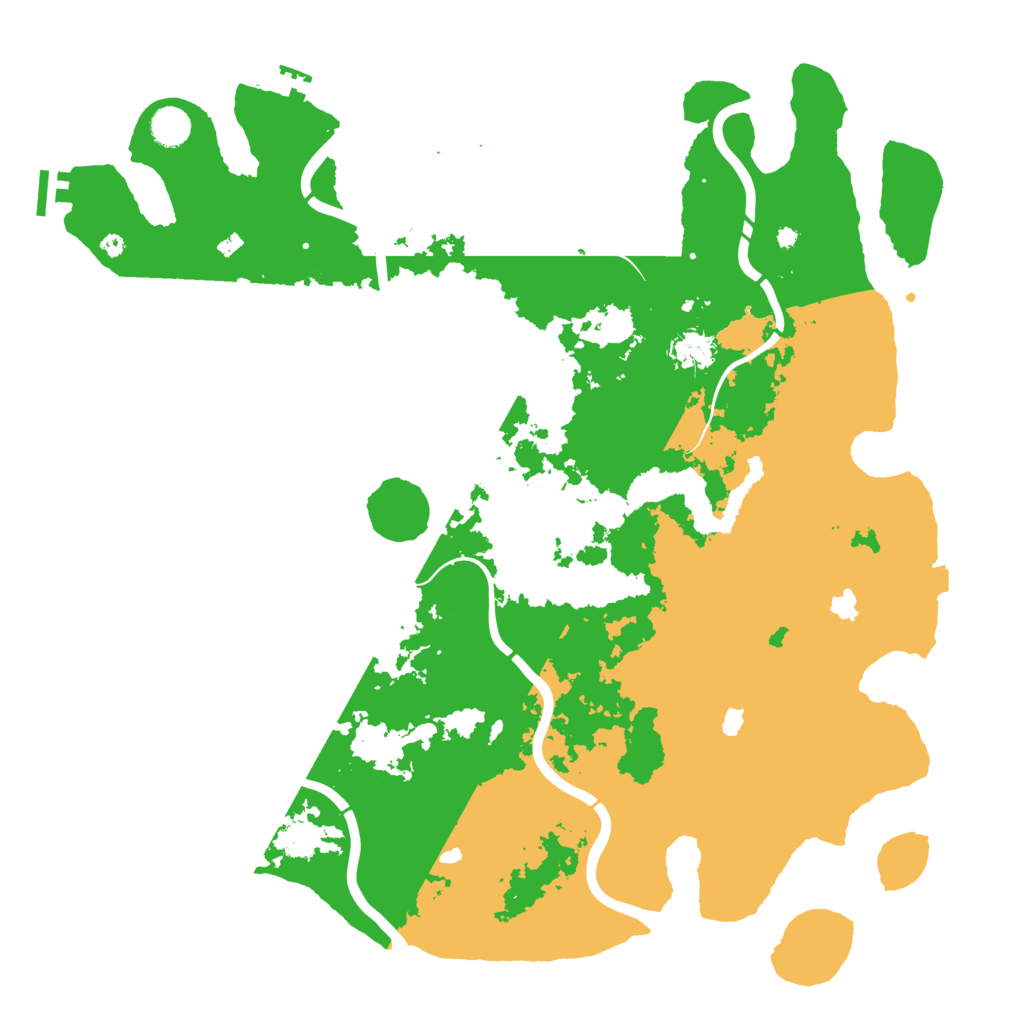 Biome Rust Map: Procedural Map, Size: 4500, Seed: 892370237