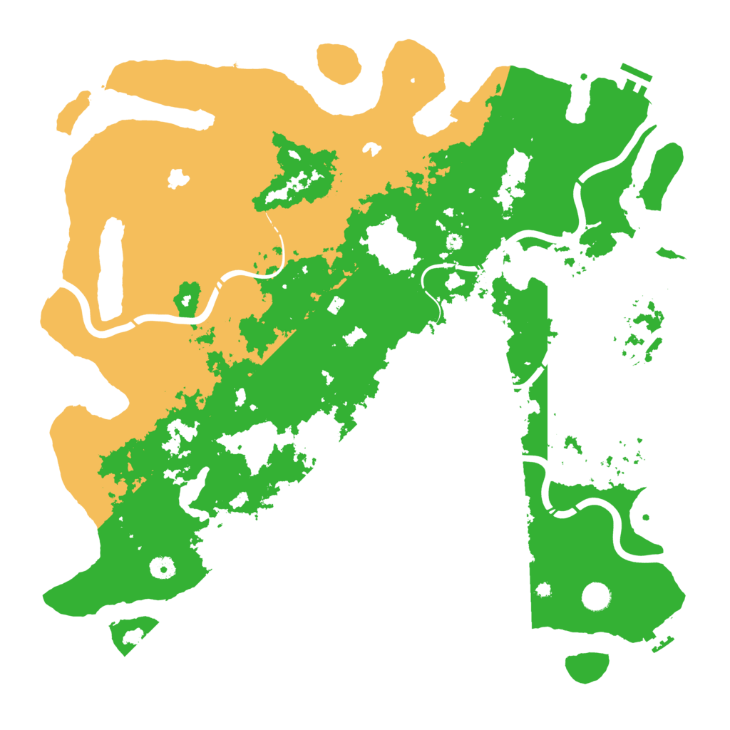 Biome Rust Map: Procedural Map, Size: 4500, Seed: 1130813265