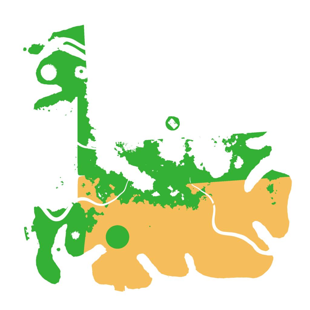 Biome Rust Map: Procedural Map, Size: 3500, Seed: 702531325