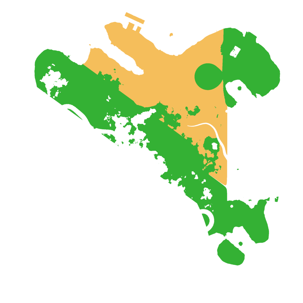 Biome Rust Map: Procedural Map, Size: 3000, Seed: 1283492382