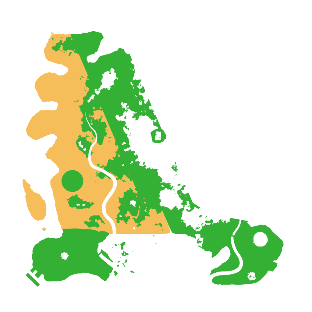 Biome Rust Map: Procedural Map, Size: 3800, Seed: 28711454