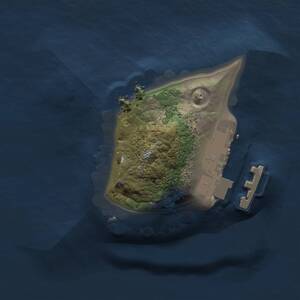 Thumbnail Rust Map: Procedural Map, Size: 1000, Seed: 1086277462, 2 Monuments